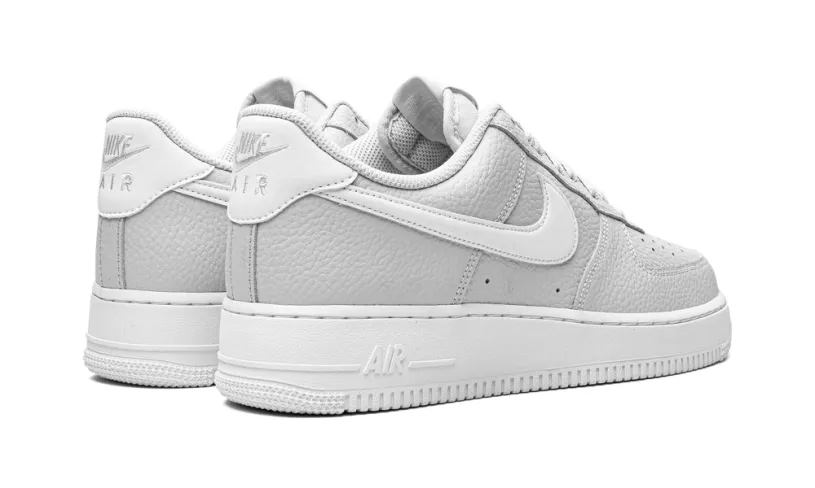 Nike Lifestyle Air Force 1 '07 'Pebbled Leather - Pure Platinum'